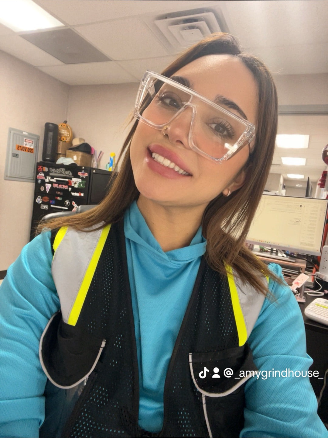 Hollywood safety glasses transition