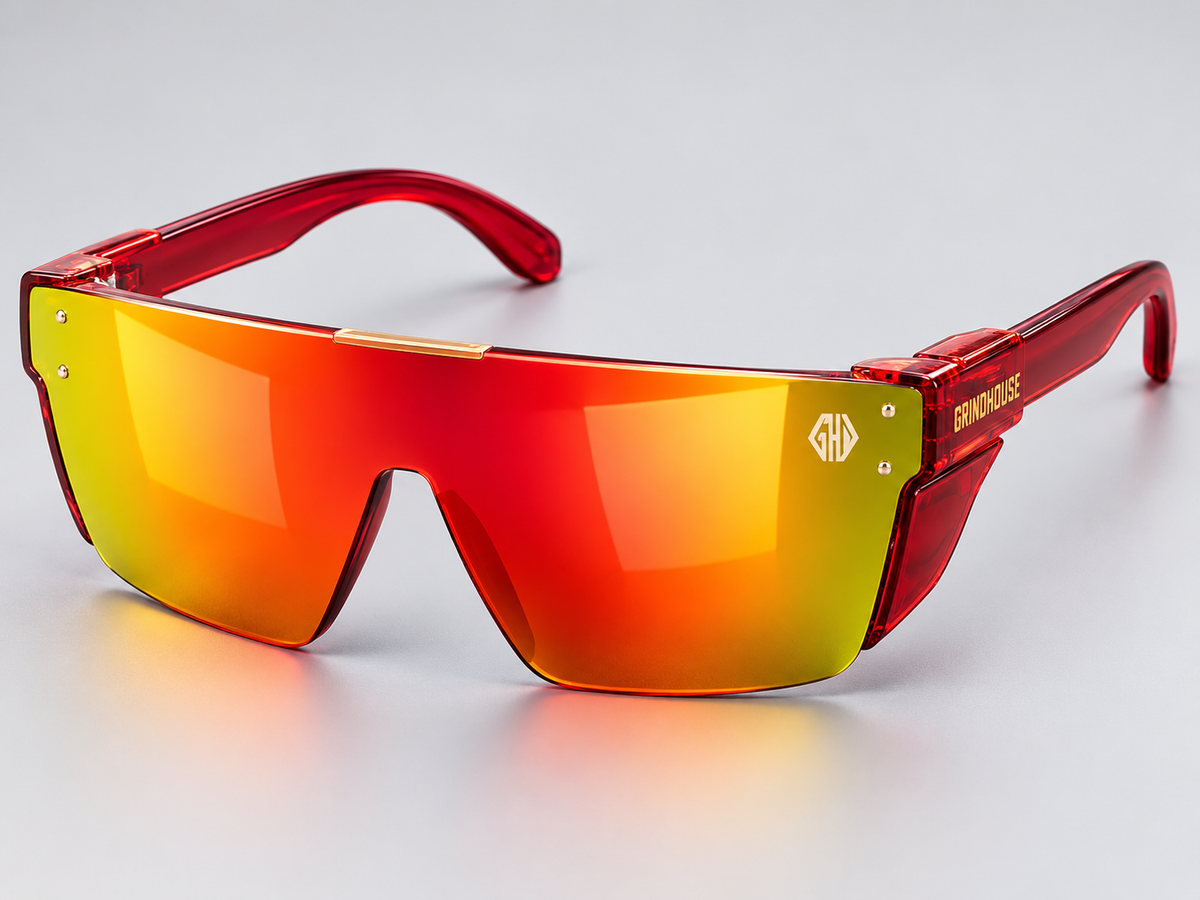 Outlaw safety glasses RED