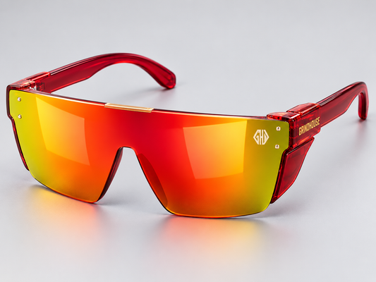 Outlaw safety glasses RED