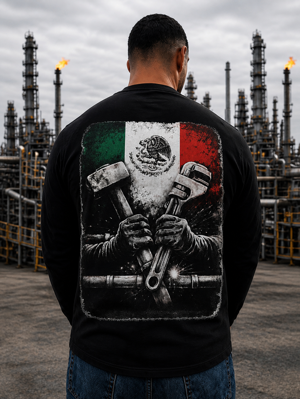 Bandera de hierro men tee