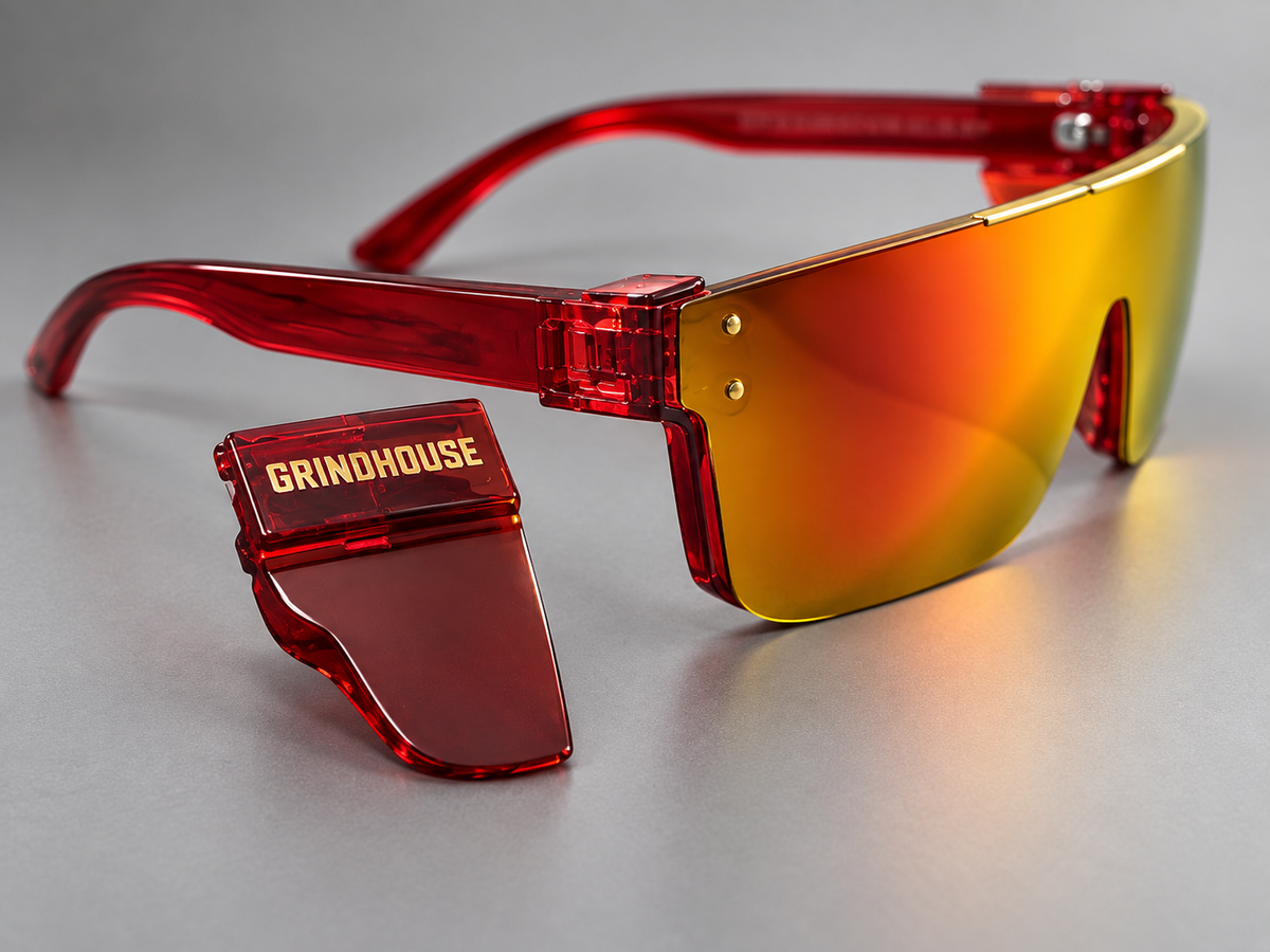 Outlaw safety glasses RED