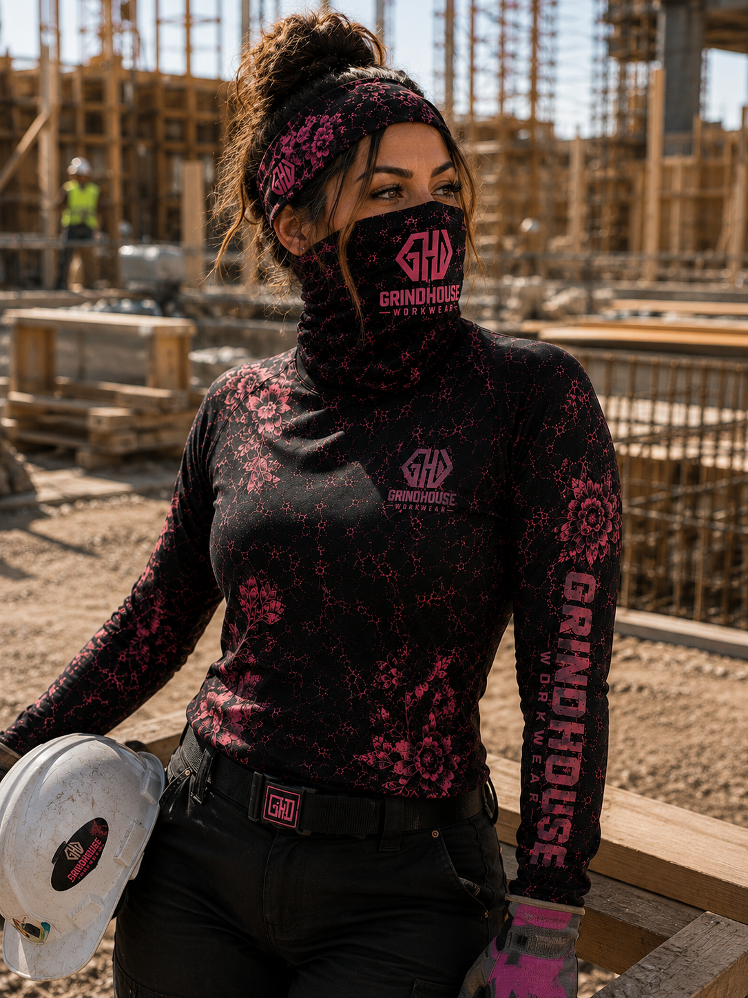 Light work long sleeve pink bundle