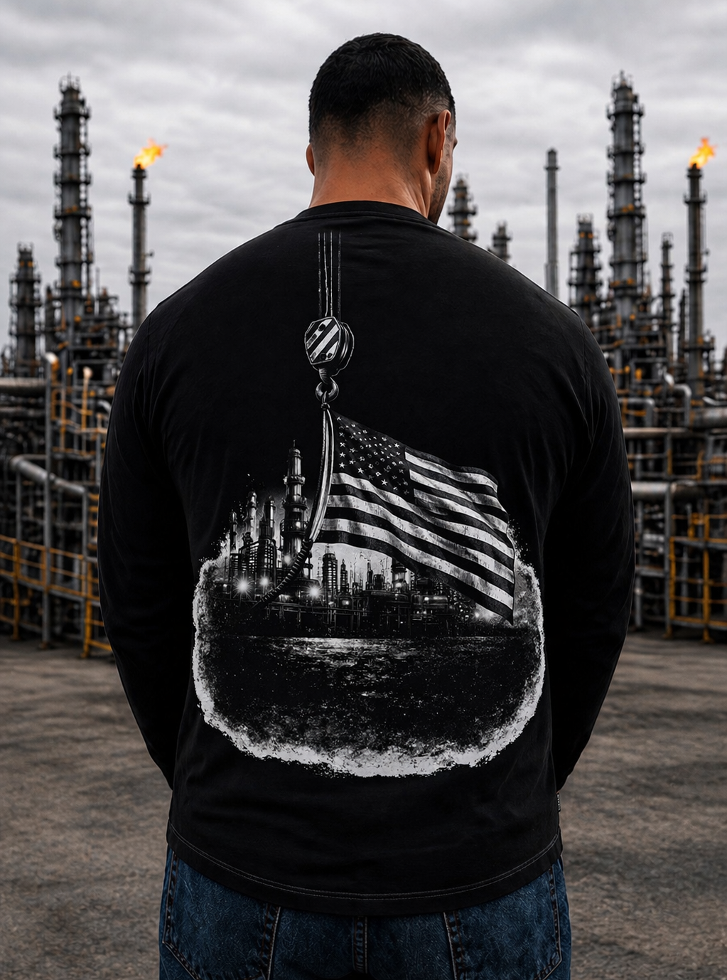 Backbone of America  Men tee